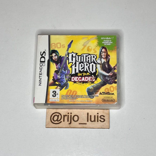 Guitar Hero On Tour Decade Nintendo DS complete