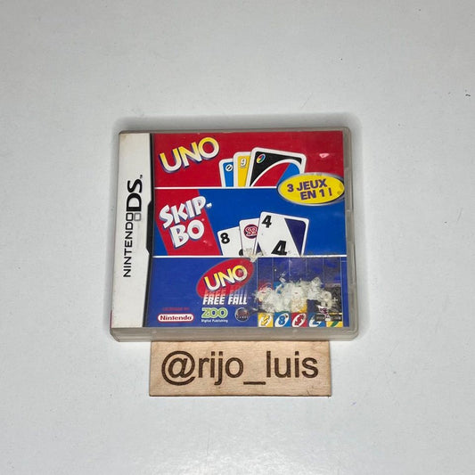Uno & Skip-Bo & Uno Free Fall Nintendo DS complete