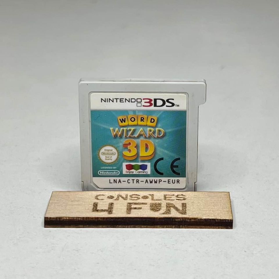 Word Wizard 3D Nintendo 3DS complete