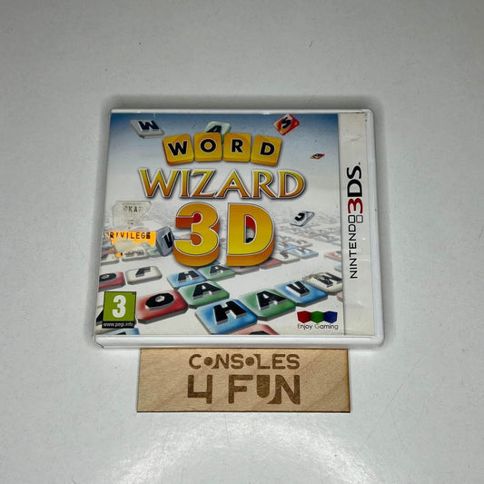 Word Wizard 3D Nintendo 3DS complete